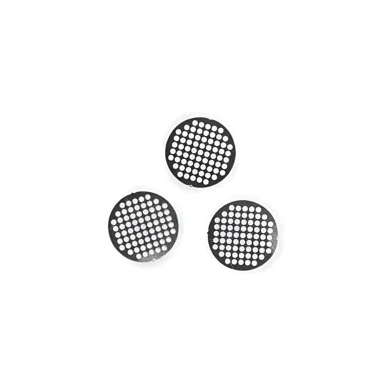 Flowermate Mundstücksiebe aus Edelstahl, 3 Stück für saubere Filtration und unverfälschten Geschmack.