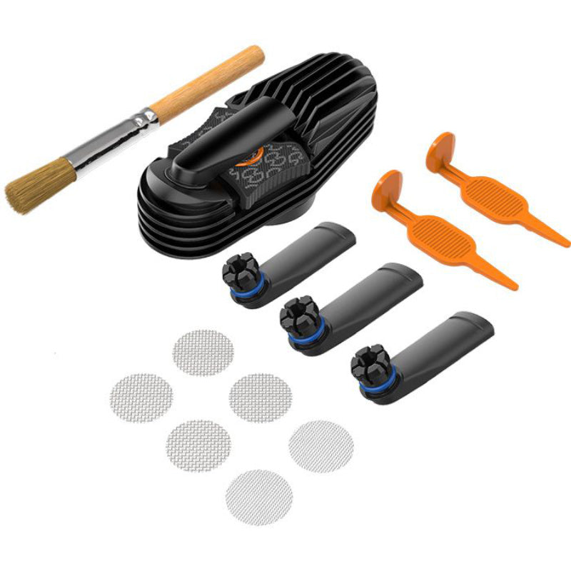 Storz & Bickel Verschleißteile Set für Mighty+ mit Zubehör: Bürste, Dichtungen und Sieben für optimale Dampfergebnisse.