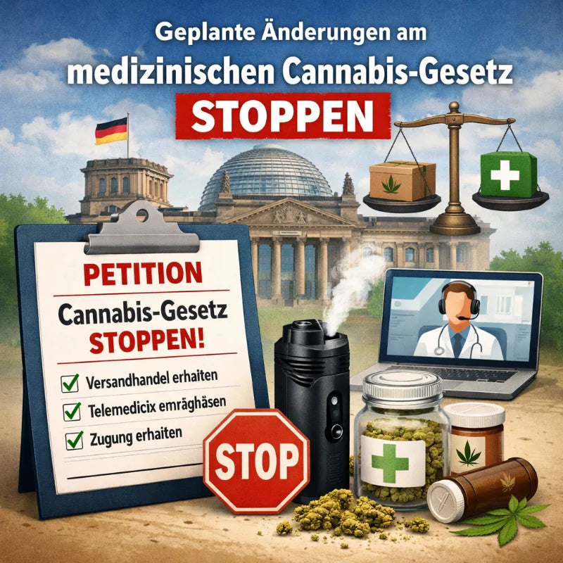 Geplante Änderungen am medizinischen Cannabis-Gesetz stoppen: Petition vor dem Bundestag