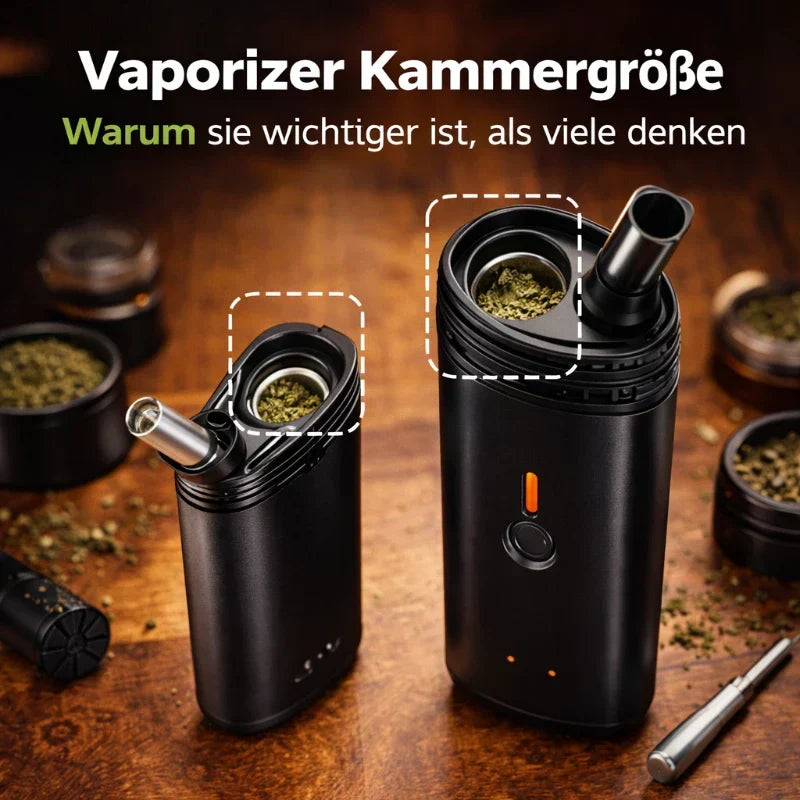 Vaporizer Kammergröße – warum sie wichtiger ist, als viele denken: Vergleich von kleinen und großen Kammern