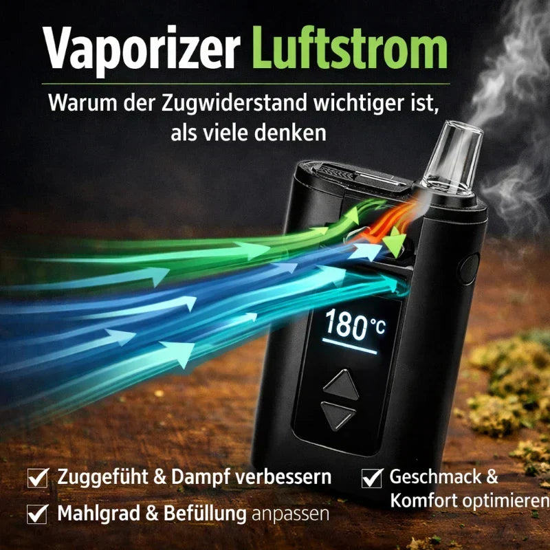 Vaporizer Luftstrom: Warum der Zugwiderstand wichtiger ist, als viele denken – Vaporizer mit optimiertem Luftstrom