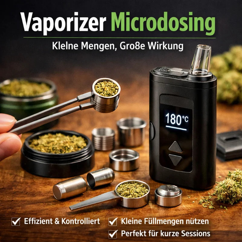 Vaporizer Microdosing: So holst Du auch mit kleinen Mengen viel aus Deinem Gerät heraus. Effizient & kontrolliert