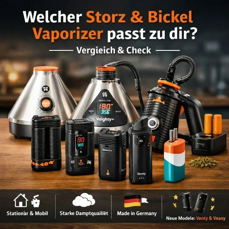 Welcher Storz & Bickel Vaporizer passt zu dir? Vergleich & Check – Modelle für stationär und mobil