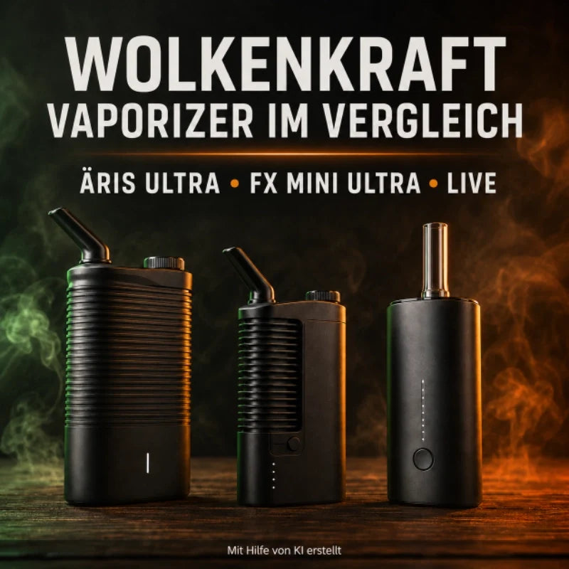 Wolkenkraft Vaporizer im Vergleich: Äris Ultra, FX mini ultra & Live