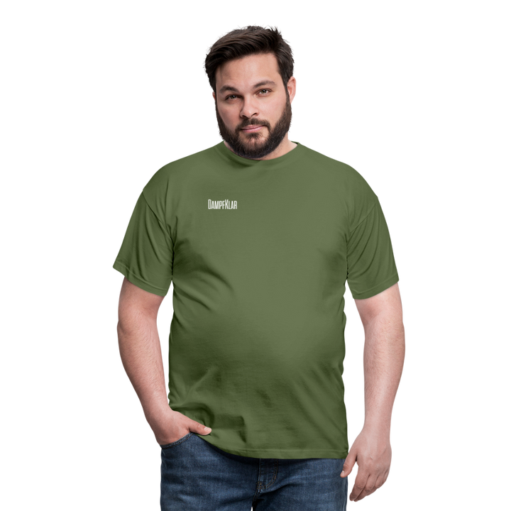 Männer T-Shirt in militärgrün, gerader Schnitt, aus 100% Baumwolle, hochwertig und bequem.