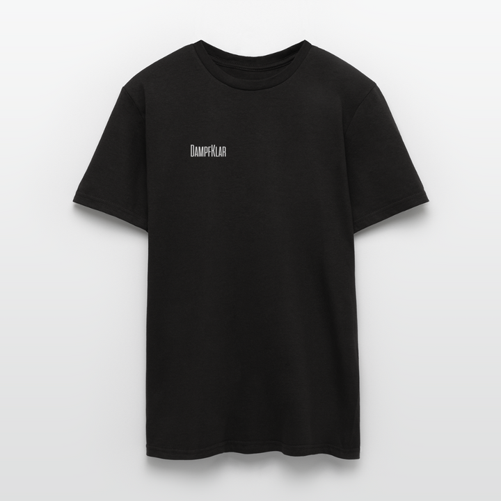 Schwarzes Herren-T-Shirt mit schlichtem Design und Logo, aus hochwertiger Baumwolle, ideal für den Alltag.