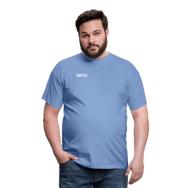 Männer T-Shirt in Himmelblau, zeitloser Stil und superweiche Baumwolle, ideal für jeden Tag.