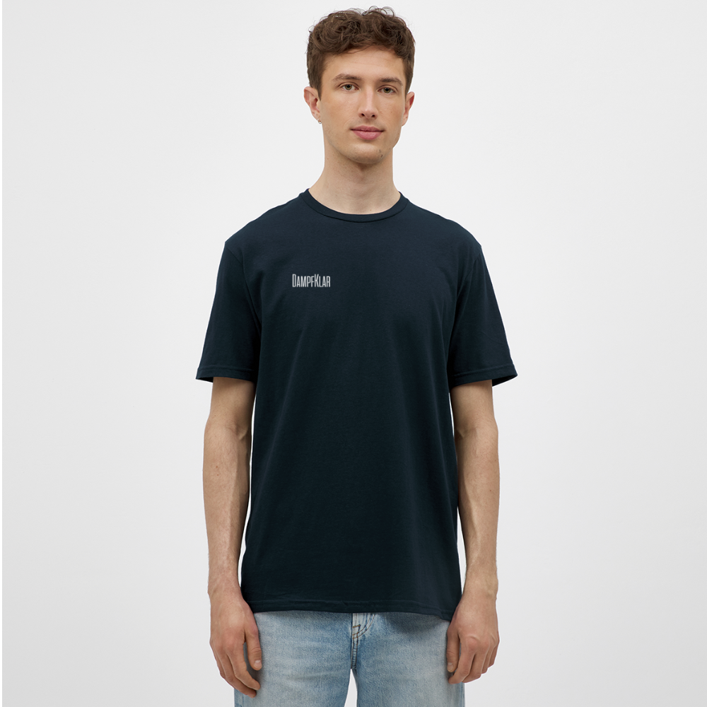 Männer T-Shirt in marineblau, gerade Passform, aus 100% Baumwolle, hochqualitativ gefertigt.