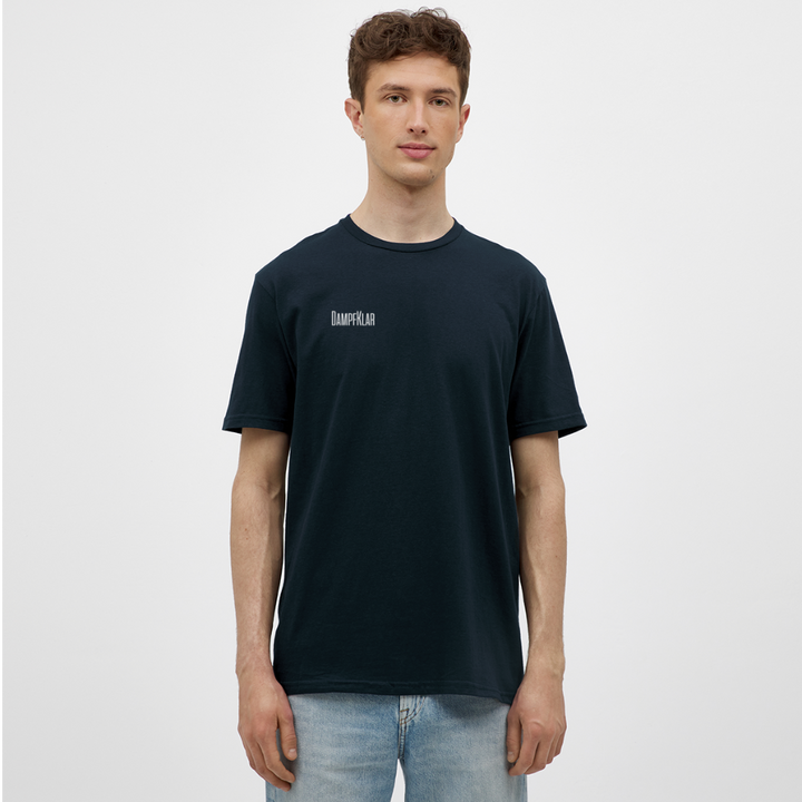 Männer T-Shirt in marineblau, gerade Passform, aus 100% Baumwolle, hochqualitativ gefertigt.
