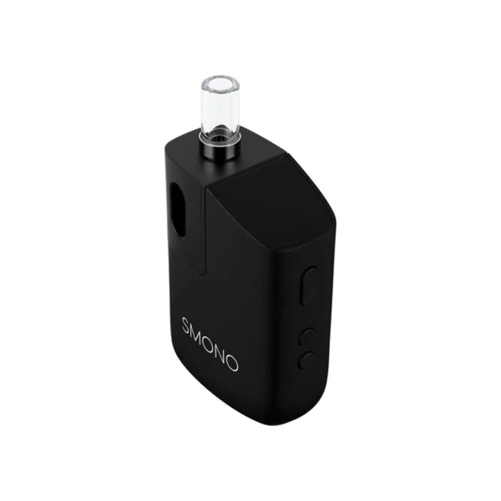 SMONO 3 kompakter Vaporizer für aromatischen Dampf in schwarzem Design.