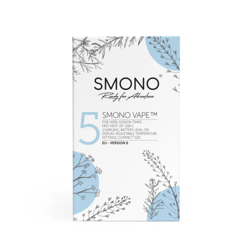SMONO 5 Vaporizer Verpackung mit stylischem Design für aromatische Kräuter und optimale Verdampfung