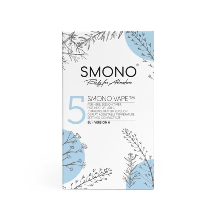 SMONO 5 Vaporizer Verpackung mit stylischem Design für aromatische Kräuter und optimale Verdampfung
