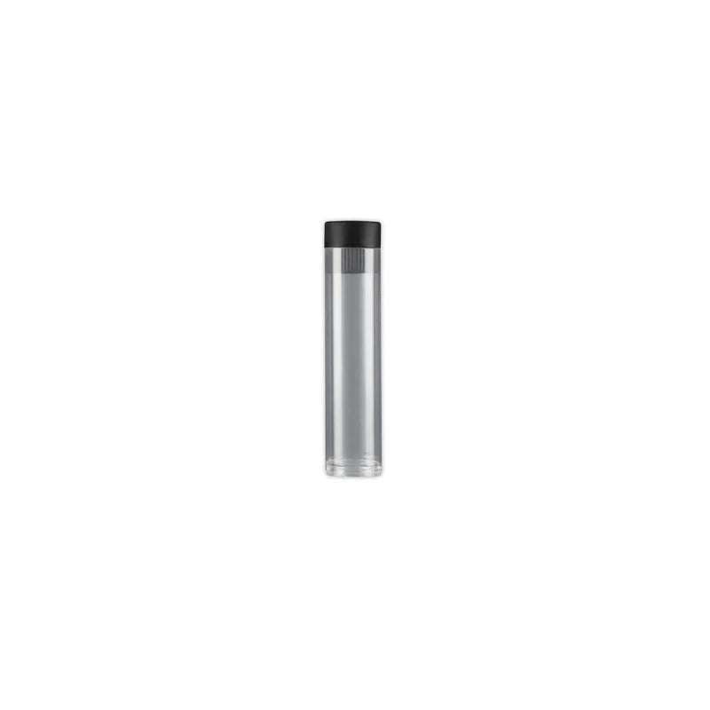 Transparentes Arizer ArGo PVC Travel Tube mit schwarzem Deckel