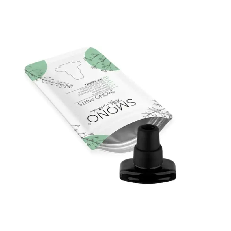 SMONO Balu Keramikadapter für den Anschluss an Wasserfilter mit 14 mm oder 18 mm Schliff, schwarzes Zubehör