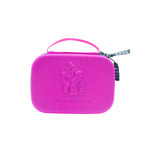 Kong Case - Maestro in pink, stylish storage solution for accessories, combining safety and modern design.