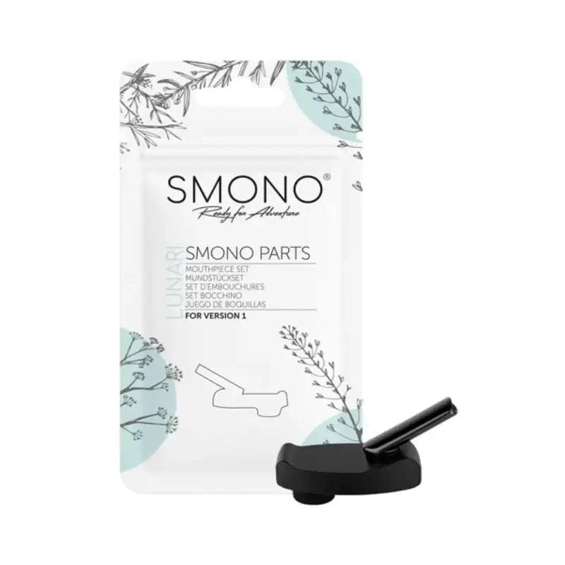 SMONO Lunari Mundstückset für SMONO Lunari Vaporizer, Ersatz-Mundstückset mit schwarzem Mundstück