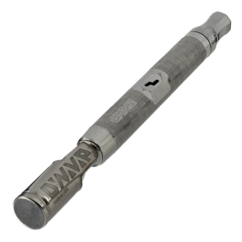 DynaVap M7 XL tragbarer Vaporizer in Grau mit Captive Cap, kompakt und diskret für unterwegs