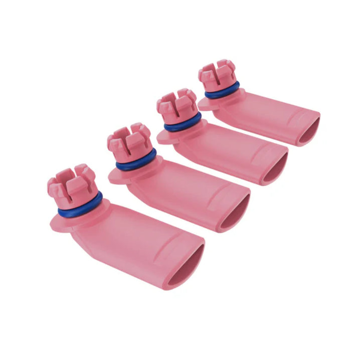 Storz & Bickel Veazy Mundstücke (4 Stk.) in pink, idealer Ersatz für Vaporizers, hygienisch und praktisch.