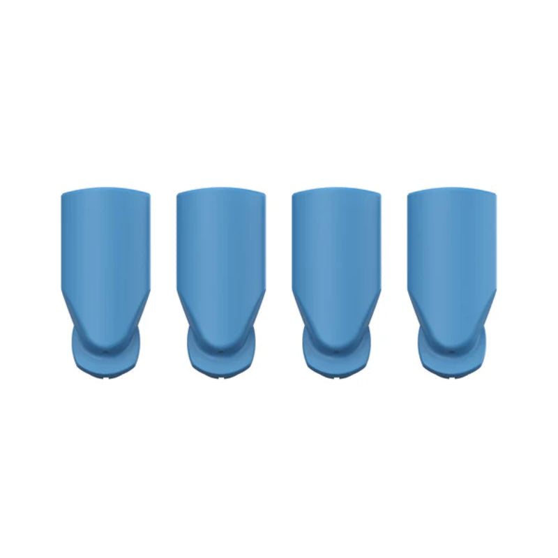 Storz & Bickel Veazy Mundstücke (4 Stk.) in Blau, ideales Ersatz-Set für Dampfer und Vaporizernutzer.