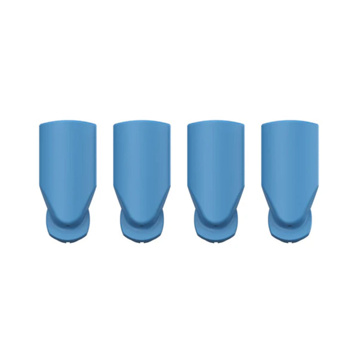Storz & Bickel Veazy Mundstücke (4 Stk.) in Blau, ideales Ersatz-Set für Dampfer und Vaporizernutzer.