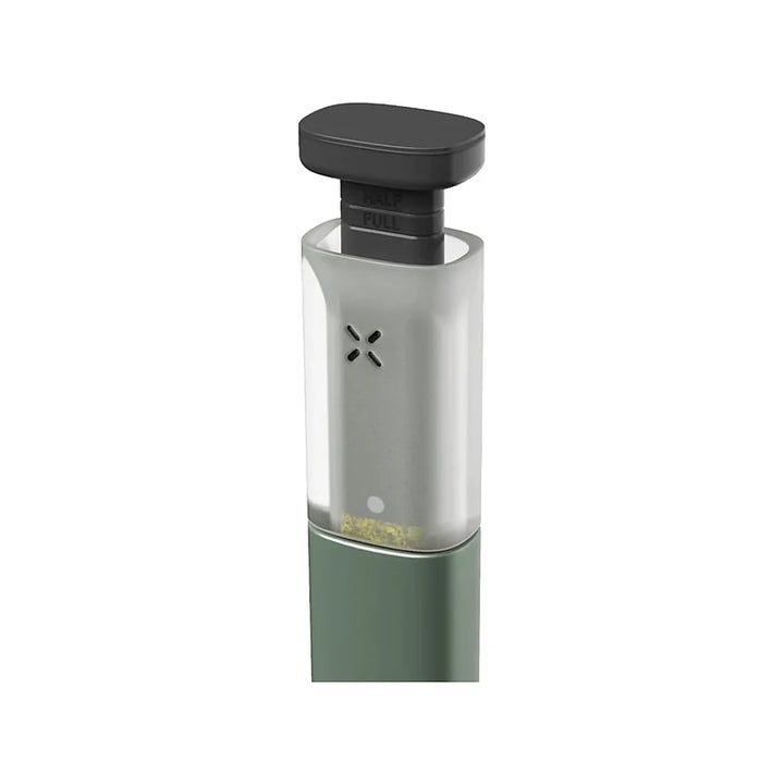 PAX Puckpresse beim Befüllen eines Vaporizers