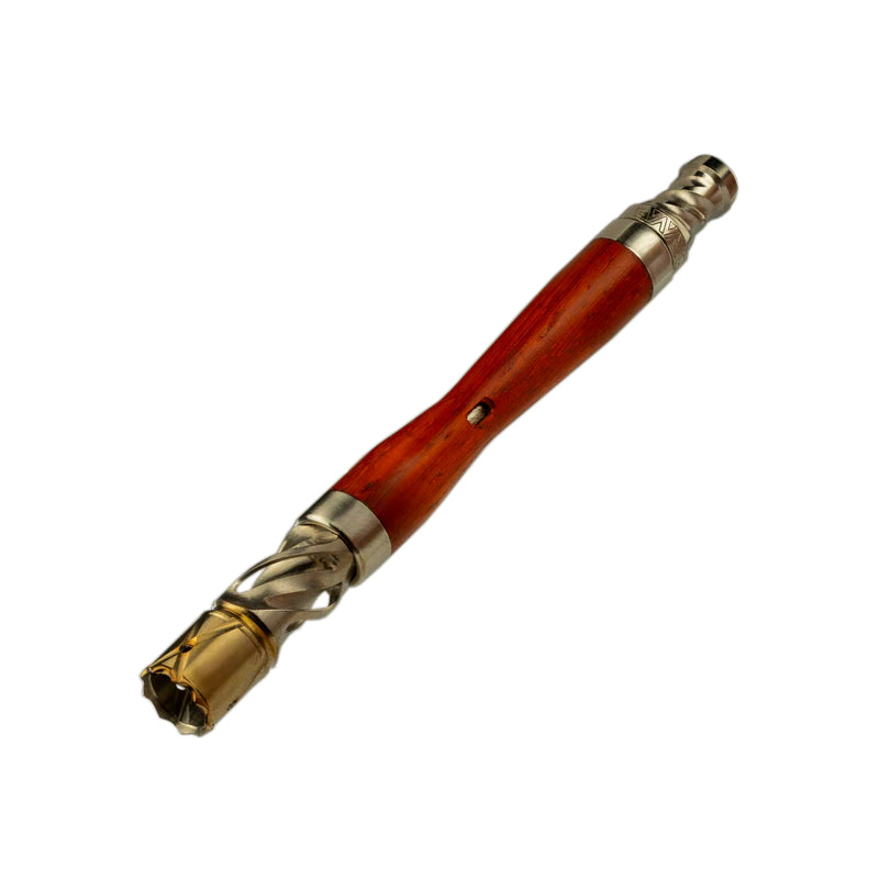 DynaVap WoodWynd Vaporizer aus Padauk-Hartholz und Edelstahl, elegantes Design, ergonomisch gestaltet
