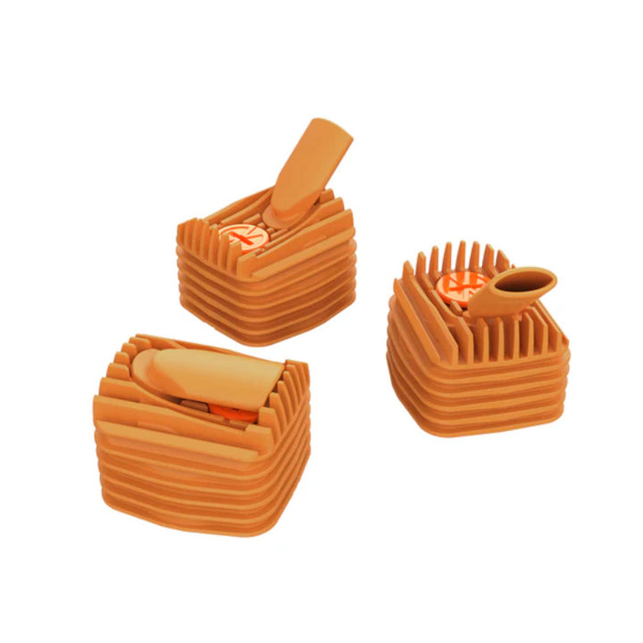 Storz & Bickel Veazy Kühleinheit (3 Stk.) orange Ersatzteile im Set zur Dampfkühlung