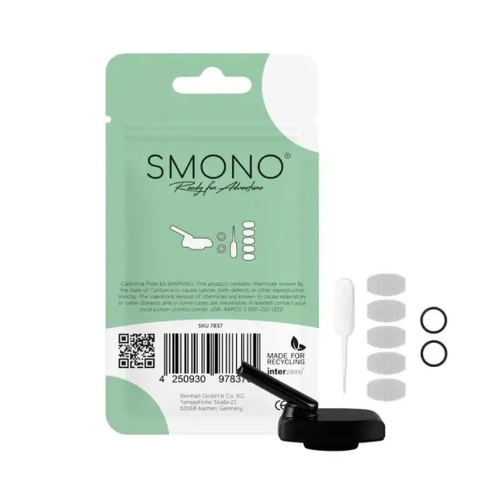 SMONO BALU Verschleißteileset für SMONO Balu Vaporizer mit Ersatzteilen und Zubehör für Wartung