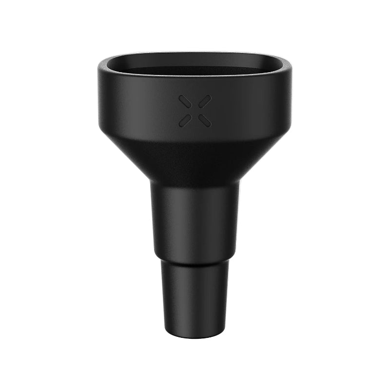 PAX Wasserpfeifenadapter V2 in Schwarz mit gestuftem Glasanschluss