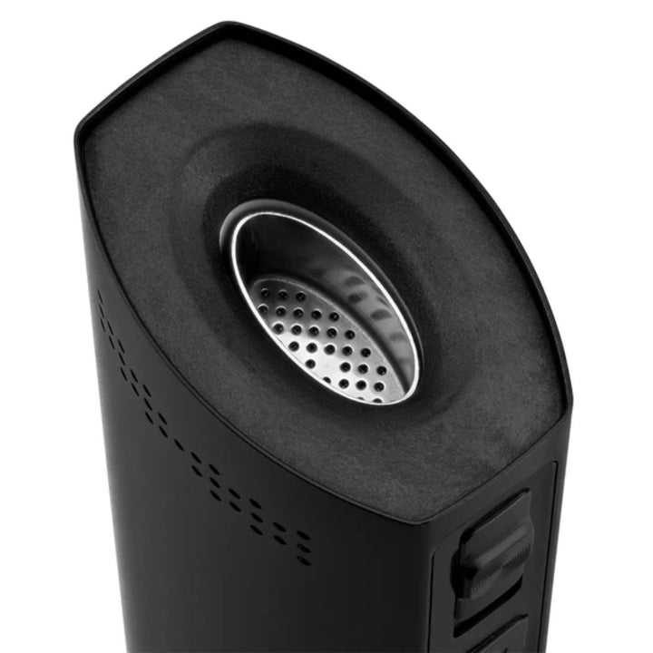 SMONO Balu Vaporizer Detailansicht mit Metallkammer und intuitiver Bedienoberfläche