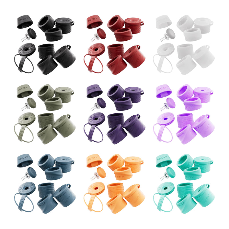 Focus V CARTA Schwenk und Silikon Zubehör Kit (Swivel and Silicone Accessory Kit) – Farbvarianten Black, Bordeaux, Clear, Forrest, Grape, Lilac, Midnight, Tangerine, Teal