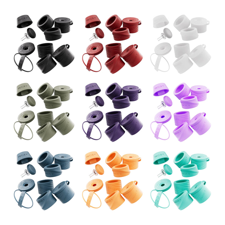 Focus V CARTA Schwenk und Silikon Zubehör Kit (Swivel and Silicone Accessory Kit) – Farbvarianten Black, Bordeaux, Clear, Forrest, Grape, Lilac, Midnight, Tangerine, Teal