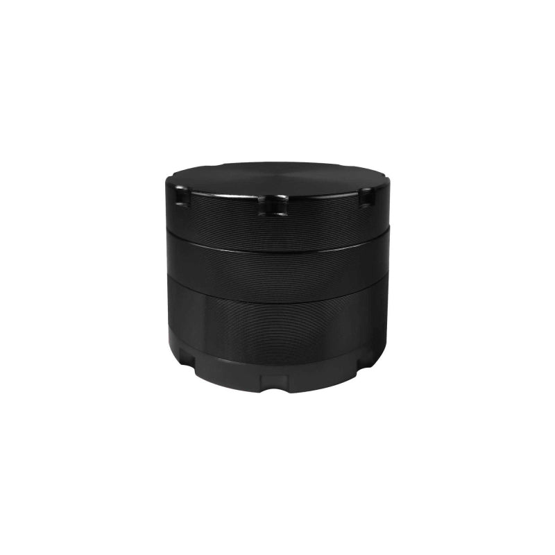 Space Pollinator 4-teiliger Grinder aus robustem Aluminium für präzises Mahlen.