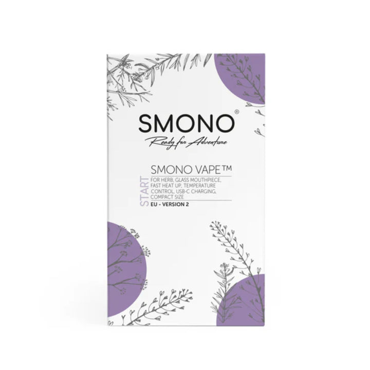 SMONO Start - kompakter Vaporizer für Einsteiger mit Glas-Mundstück und schneller Temperaturkontrolle.