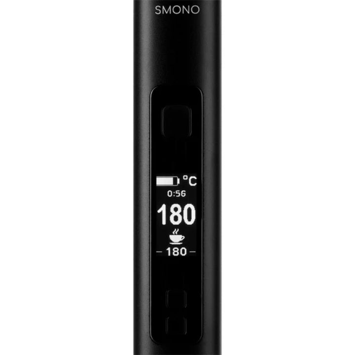 SMONO Sunshine Bedienfeld mit Temperaturanzeige für optimalen Vaporizer Genuss.